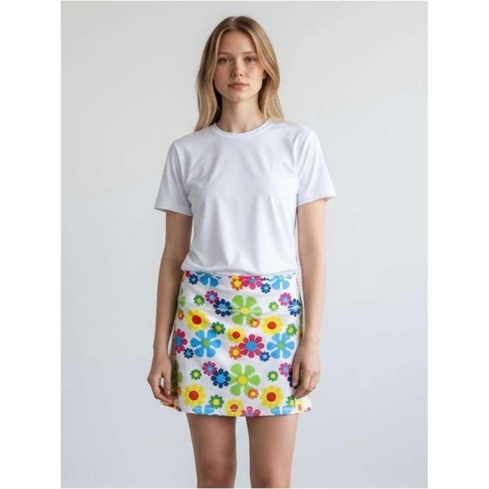 ReadyGulf Flower Power Ladies Active SKORT Multi Floral Print Women's